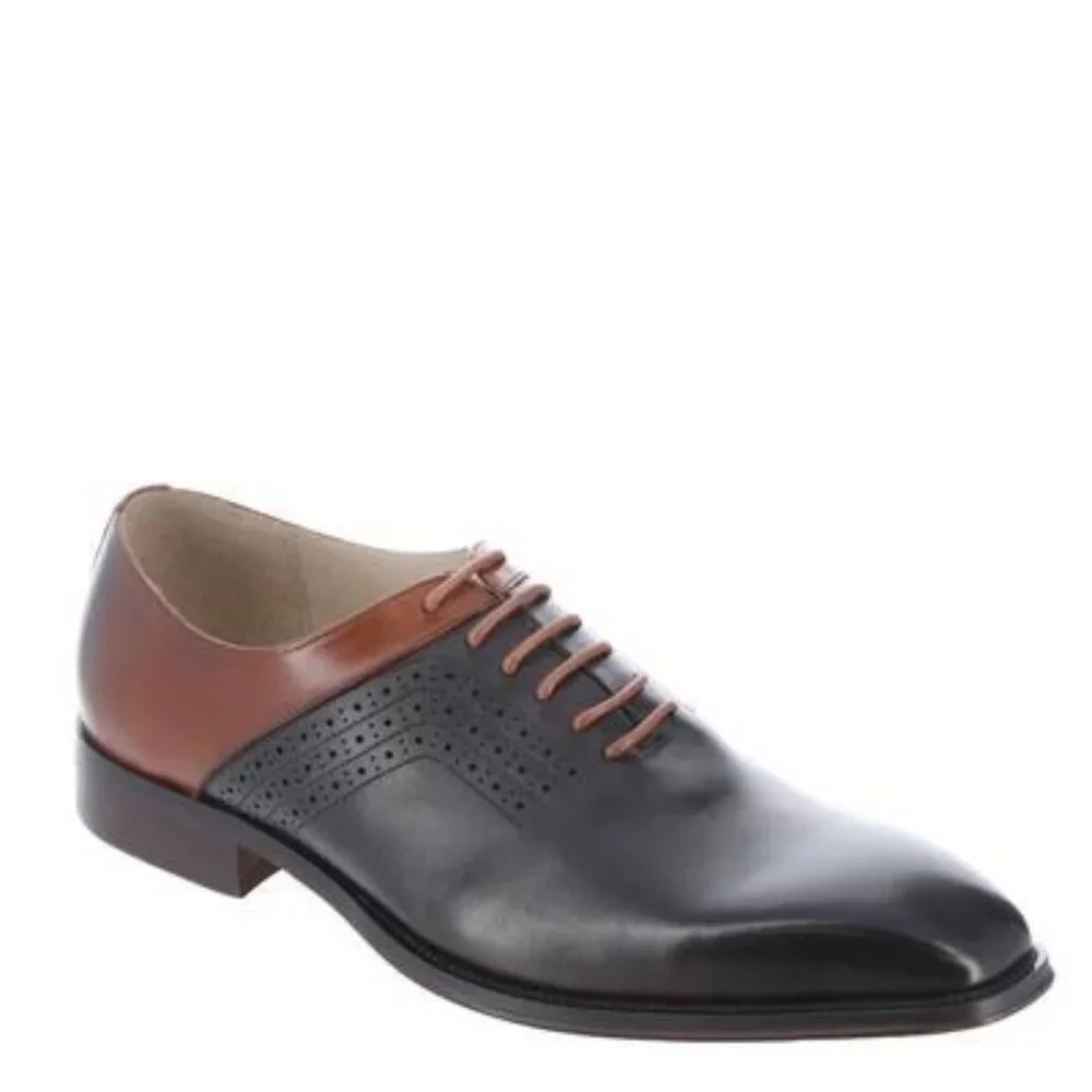 Stacy Adams Mens Shoes Halloway Plain Toe Oxford Brown Leather 7 M